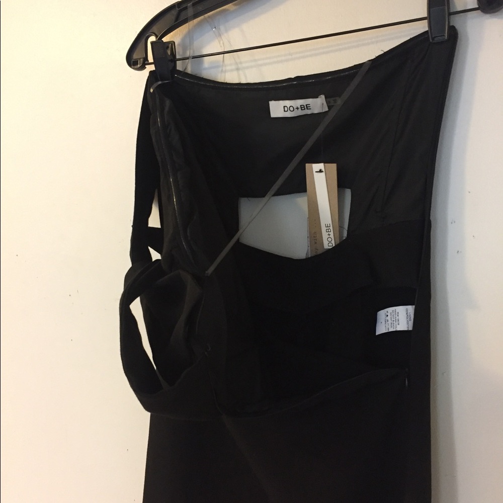 DO + BE Tie Knot Strapless Tailored Jumpsuit - Picture 6 of 10